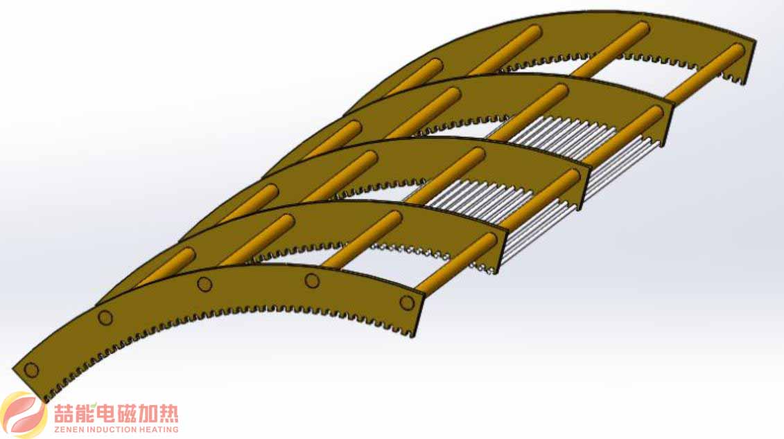 電磁加熱結構設計示意圖